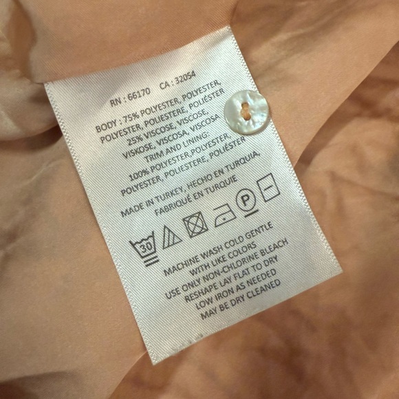 Anthropologie Akemi + Kin Abstract Tie Sleeve Geo Blouse Size Small - Picture 8 of 9